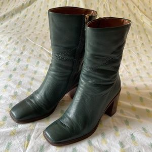 Franco Sarto Stevie Booties, Green